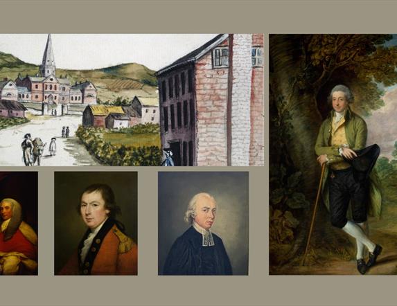 Images of the founders of Belfast Charitable Society