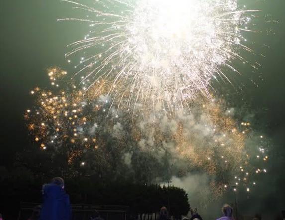 Fireworks over Coalisland