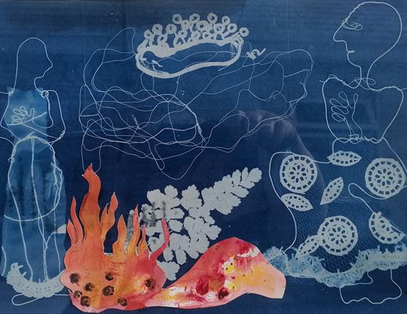 I heard the footfall of the flower spring...