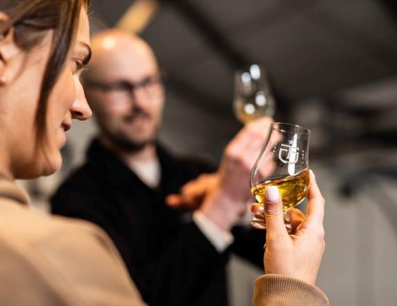 Distillers at Titanic Distillery