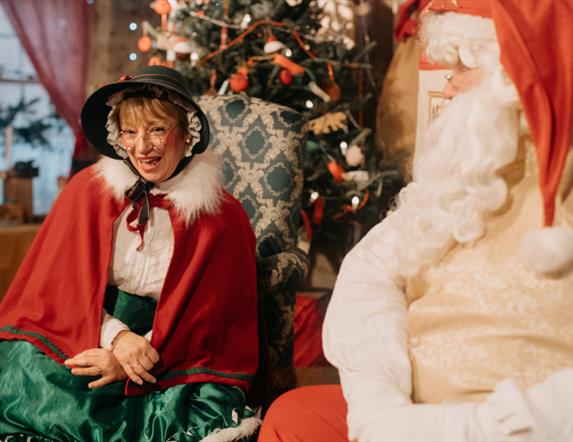 Visit Father Christmas and his Elves at Ulster American Folk Park