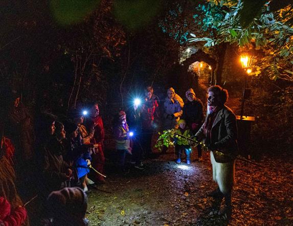 Storytelling in Slieve Gullion Forest Park at Footsteps in the Forest.