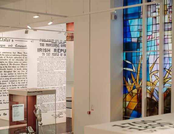 Image of the history galleries at the Ulster Museum