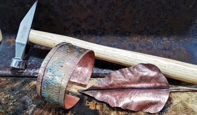 coppersmithing copper jewellery workshop