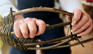 Weave a Willow Potato Basket