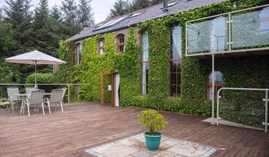 Front deck with magnificent views over kilbroney valley