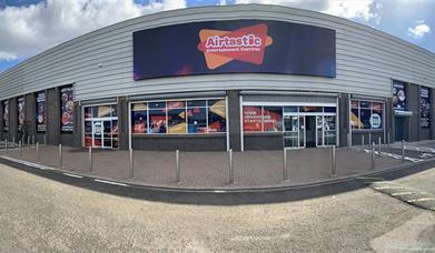 Exterior of Airtastic Entertainment Centre Newtownabbey. 