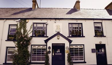 Photo of restaurant front entrance outside