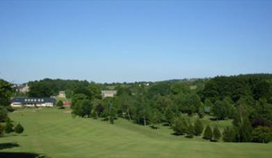 Image of part of the course and the sky