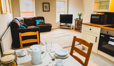 Image of open plan living kitchen dining area