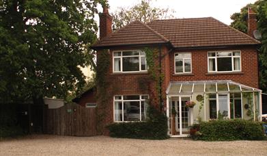 Front exterior of accommodation