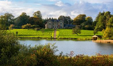 View of Blessingbourne Manor from across the lake