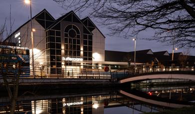 Buttercrane Shopping Centre - view over Newry Canal