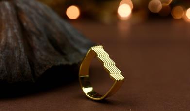 Gold ring by Egle Banyte