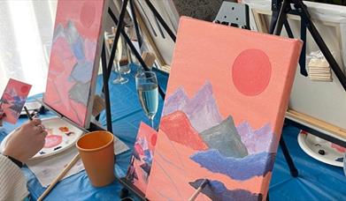 Paint & Prosecco with Make Space Studio at the Ulster Museum