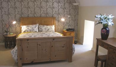 Bedroom with double bed