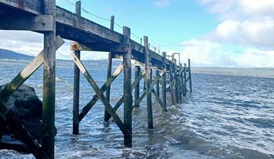 Wooden pier