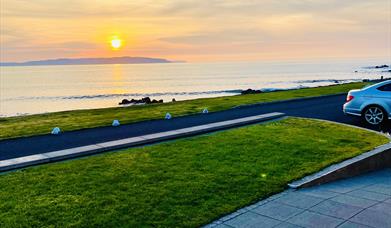 sunset and seaviews at the exterior of 2 O'Hara Drive, Portstewart