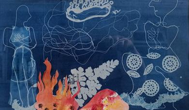 I heard the footfall of the flower spring...