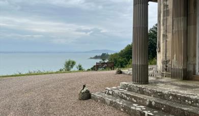 View over Strangford Lough from the Temple of the Winds Mount Stewart