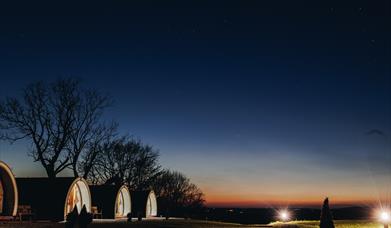 North Coast 9 Glamping at night