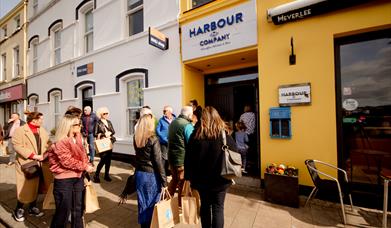 A group enjoying a food tour in Donaghadee