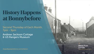 Period image of the area of Bonnybefore in Carrickfergus