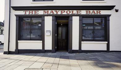 The exterior of The Maypole Bar