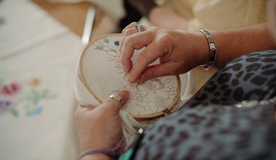 Try embroidery at the Ulster Folk Museum as part of this year's  Leid and Lairn Festival. 