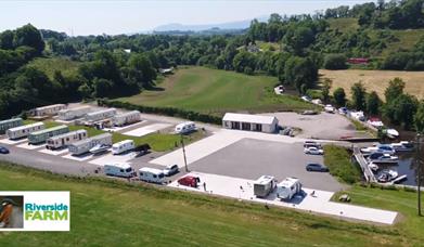 Aerial image of Riverside Farm Marina and Caravan Park