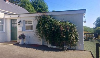 Outside side view of Annie's Cottage