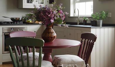 ElmTreeCottage's kitchen area.