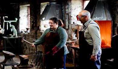 Blacksmithing at Patterson's Spade Mill