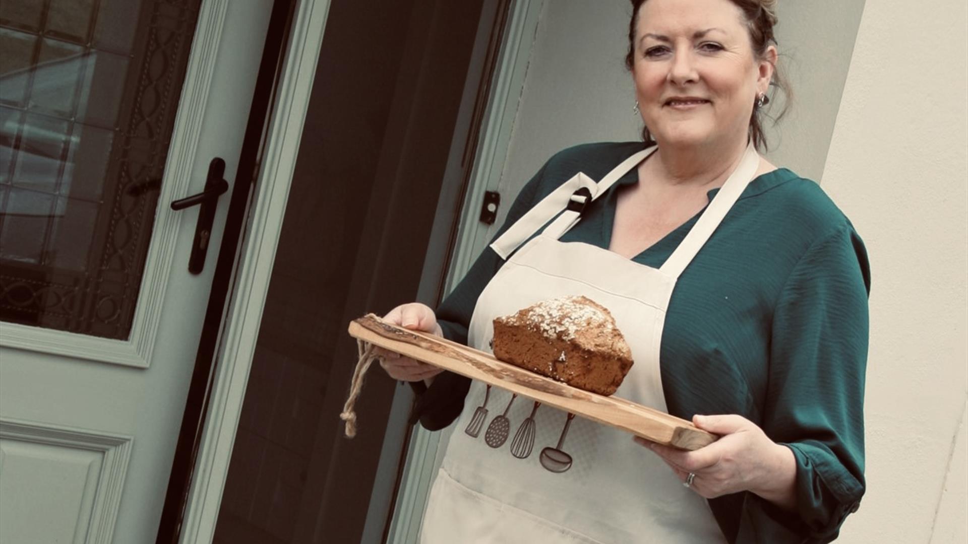 Mrs C's warm greeting at her front door