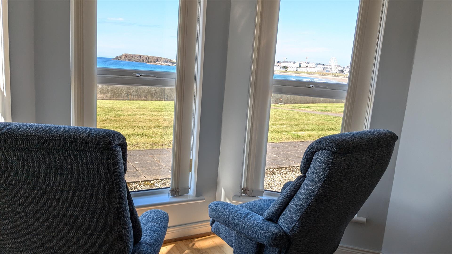 Views from front window over Ramore Head