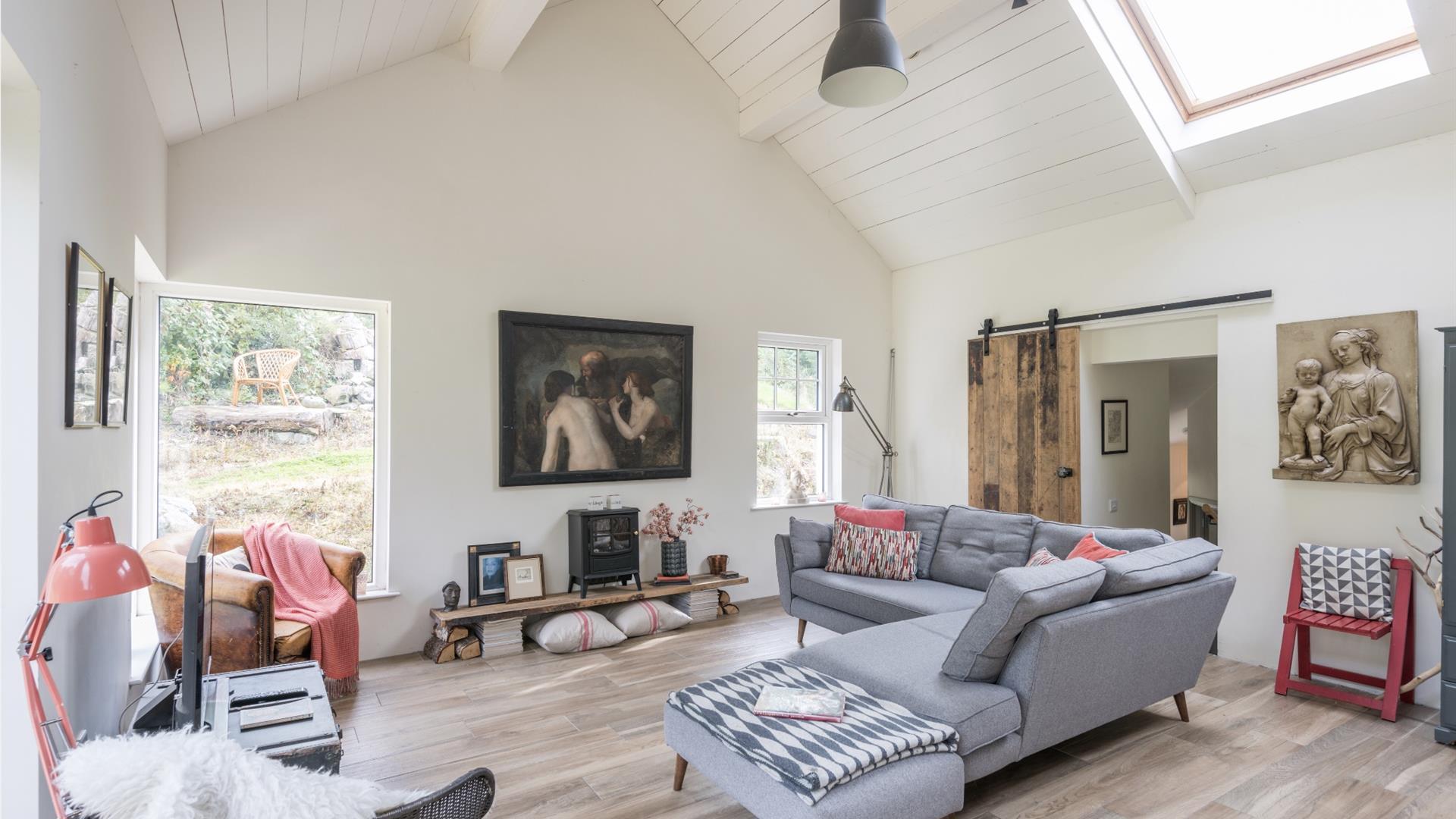 Open plan living room area