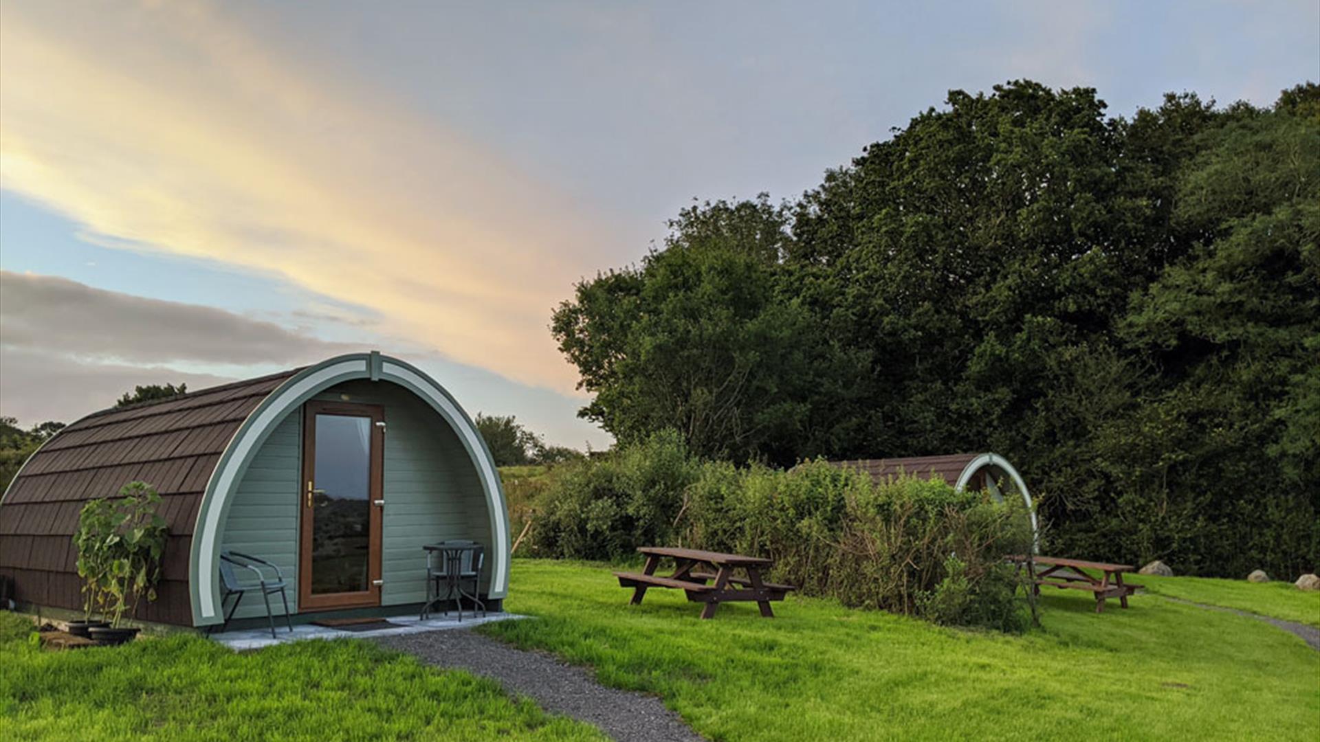 Luxury glamping at Killynick Marina