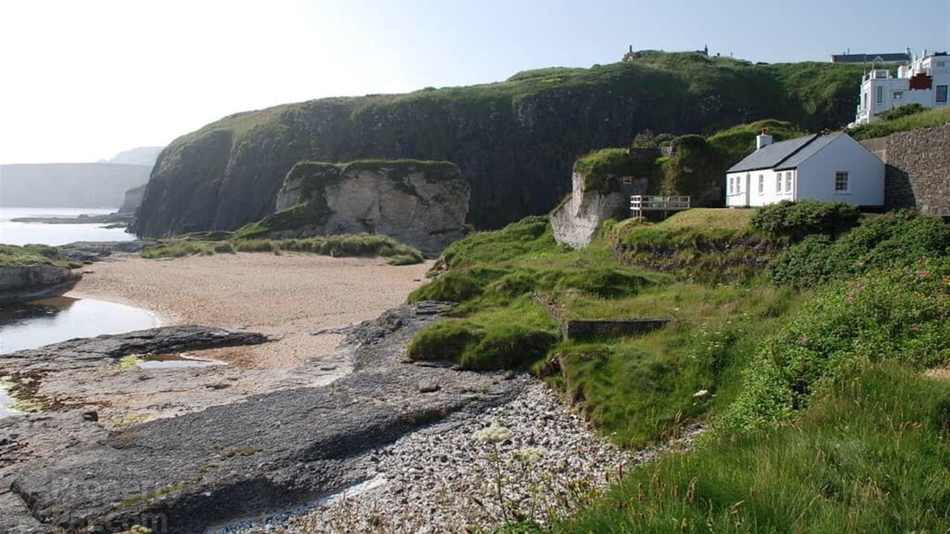 A picture of Ballintoy Beach Cottage situated on secret beach.