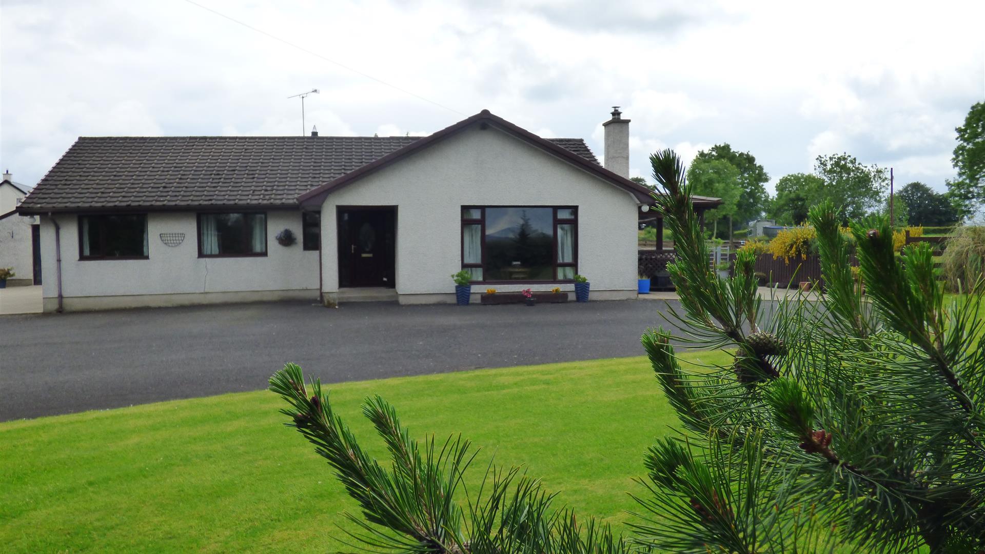 Outside view of house and garden