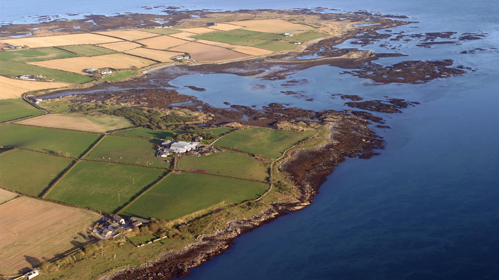 arial photo of part of the lough