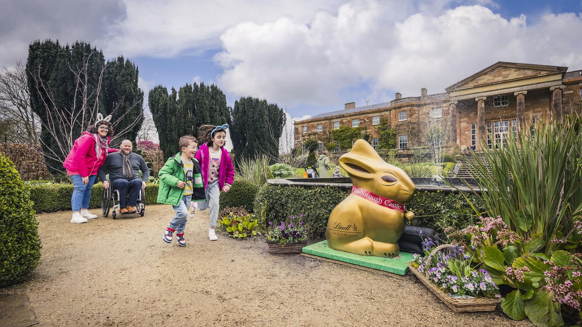 The Lindt Gold Bunny Hunt at Hillsborough Castle and Gardens