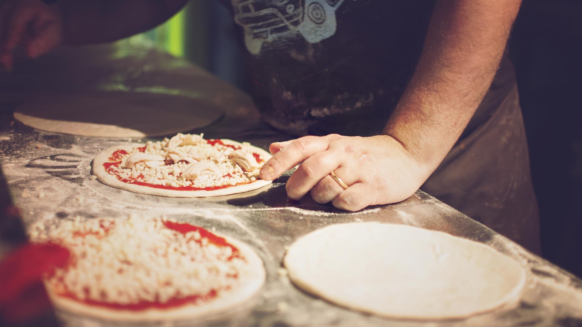 Pizza making