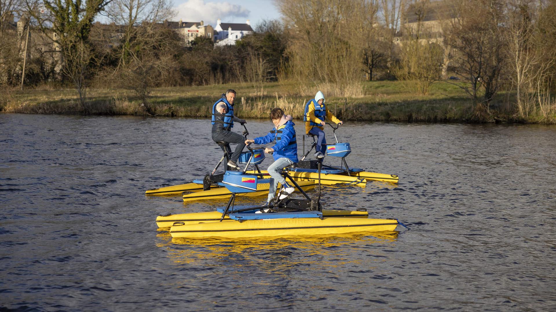 Hydrobikes at Enniskillen Castle Enniskillen Discover Northern Ireland