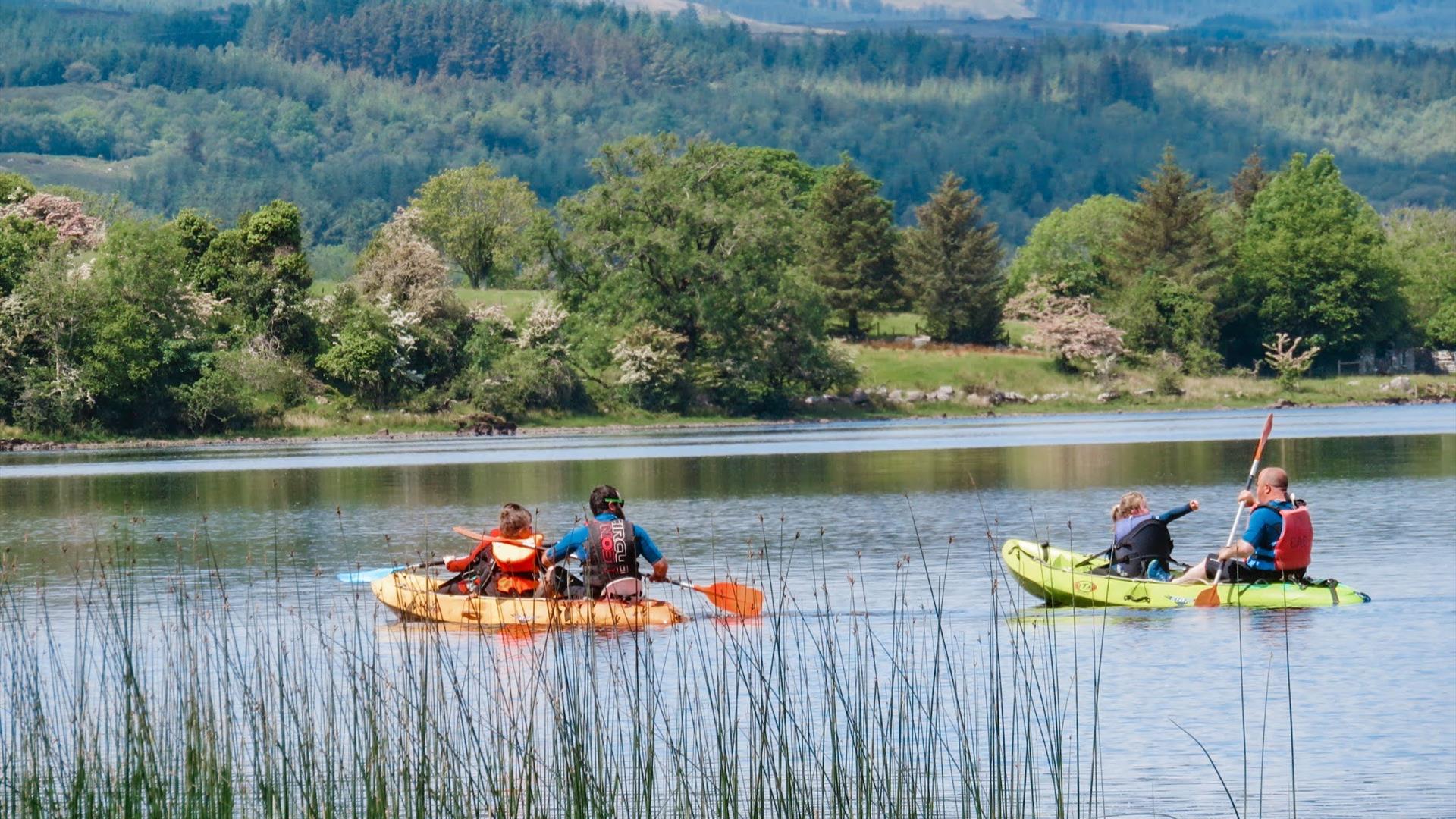 Canoeing on Lough Macnean