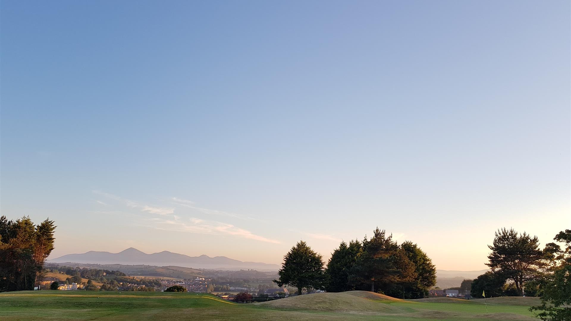 View from St Patrick's Golf Course