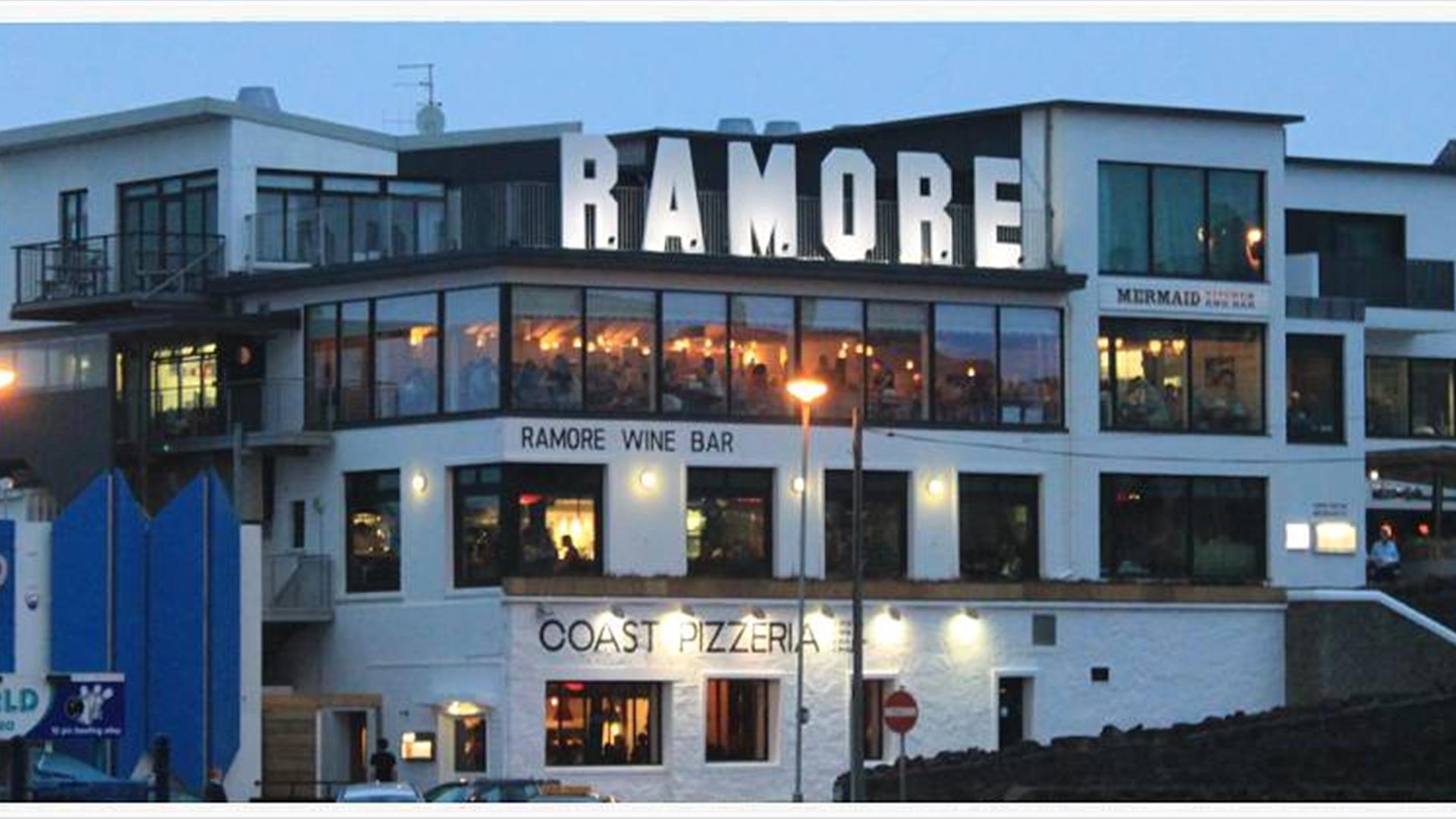 exterior of Ramore Restaurant