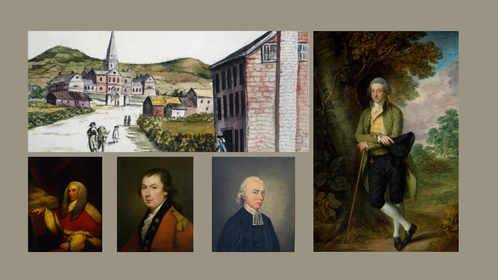 Images of the founders of Belfast Charitable Society