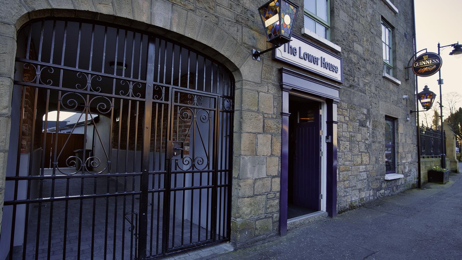 Front entrance to The Lower House Bar