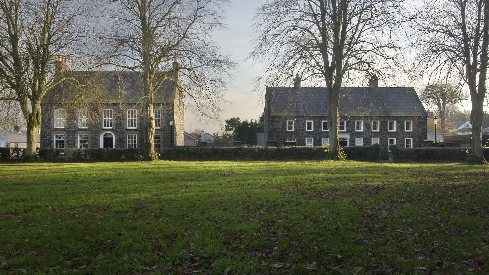 Houses by the square in Gracehill