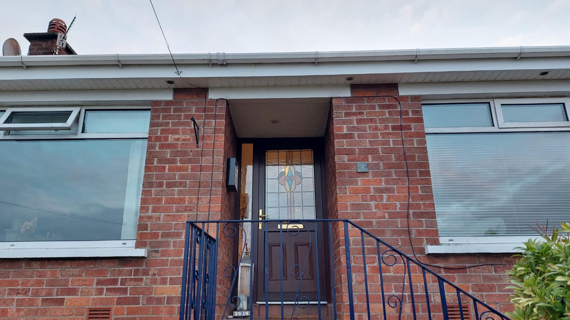 View of front of house and steps